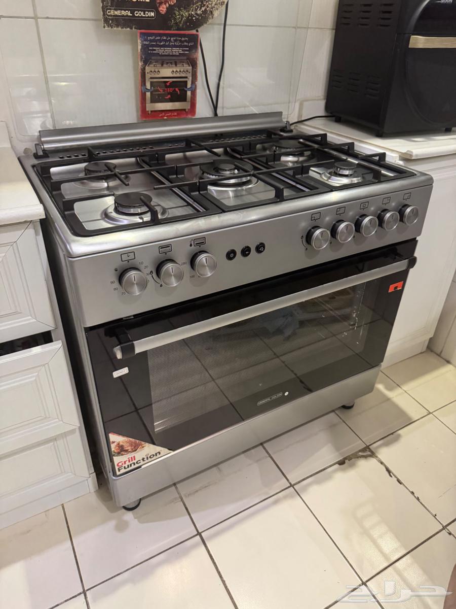 فرن جنرال جولدن غاز 5 شعلة 90 60 سم ايطالي تركي63618473701763113