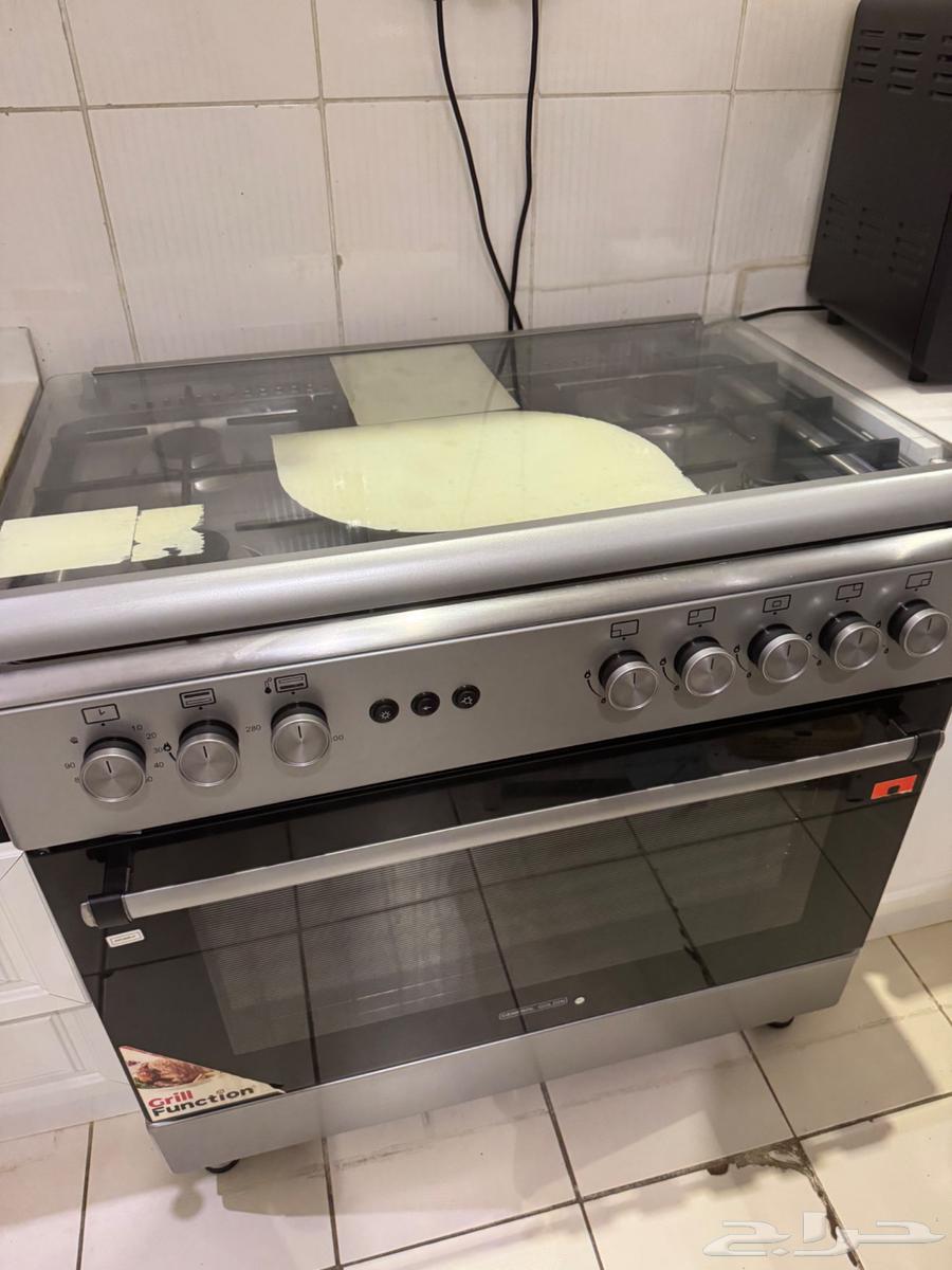 فرن جنرال جولدن غاز 5 شعلة 90 60 سم ايطالي تركي63618473701763112