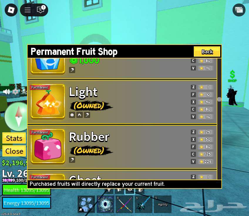 Premium Dragon Fruit Blocks Account with Farm Map, Raveles Combat Map63618681304705114