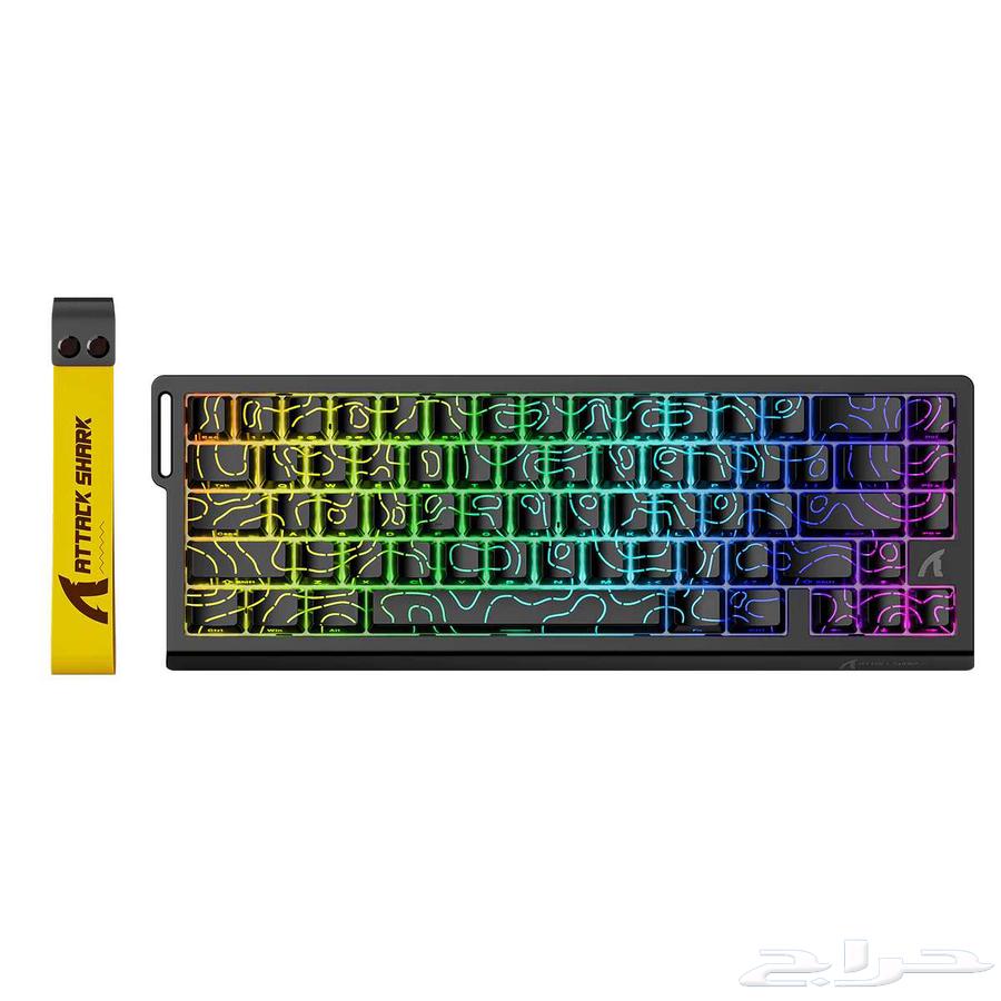 كيبورد مغناطيسي لاسلكي Attack shark X68 Pro He63618669038722112