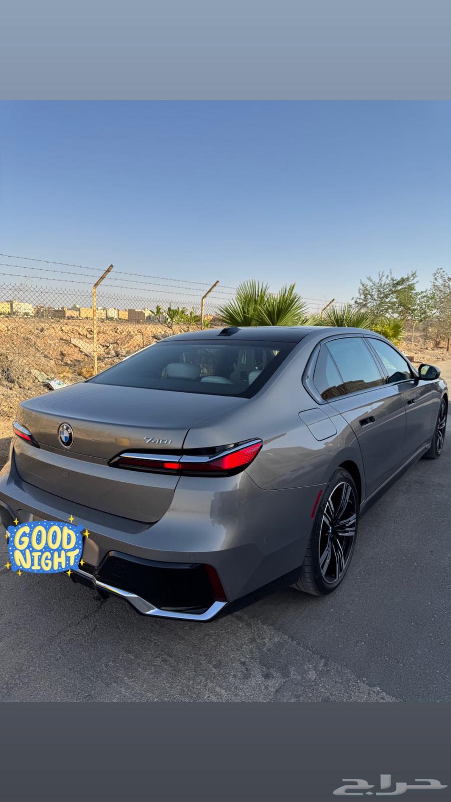 BMW 740i 2024 شبه جديده للبيع63654659409537113