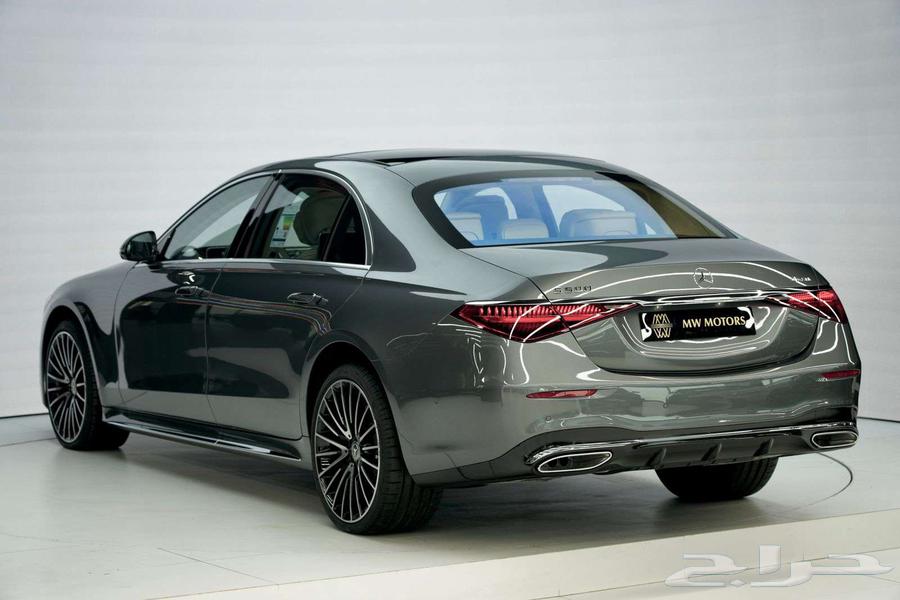 مرسيدس S 500 موديل 2025 أصفار خليجي رمادي فاتح أبيض63654661031041113