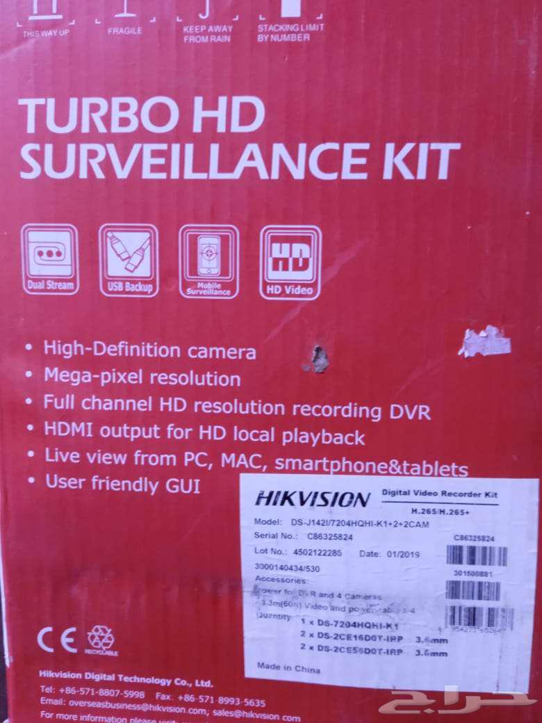 طقم كاميرات مراقبة هيكفيجن TURBO HD بدقة 1080p - جديد63655324896897114