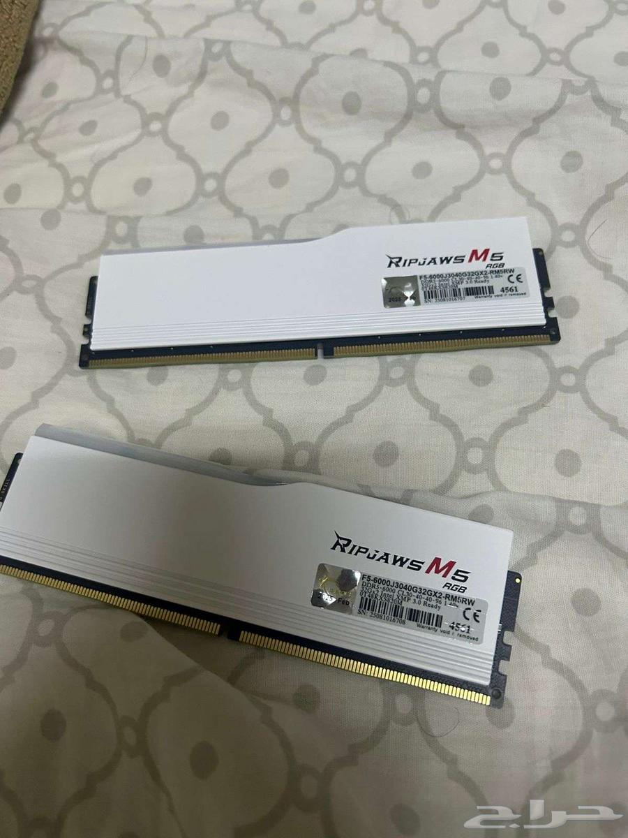 رامات G.skill DDR5 6000 XMP 64GB CL30 استخدام اقل من شهرين63619914857091111