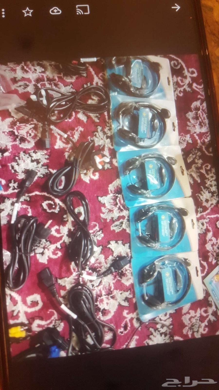 New computer cables and headphones never used63620670040451111