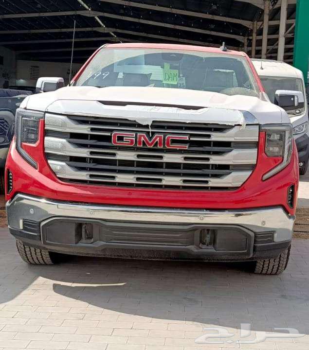 GMC Sierra SLE 2025 Maroon Al-Jameea Cash and Financing63656767472257110