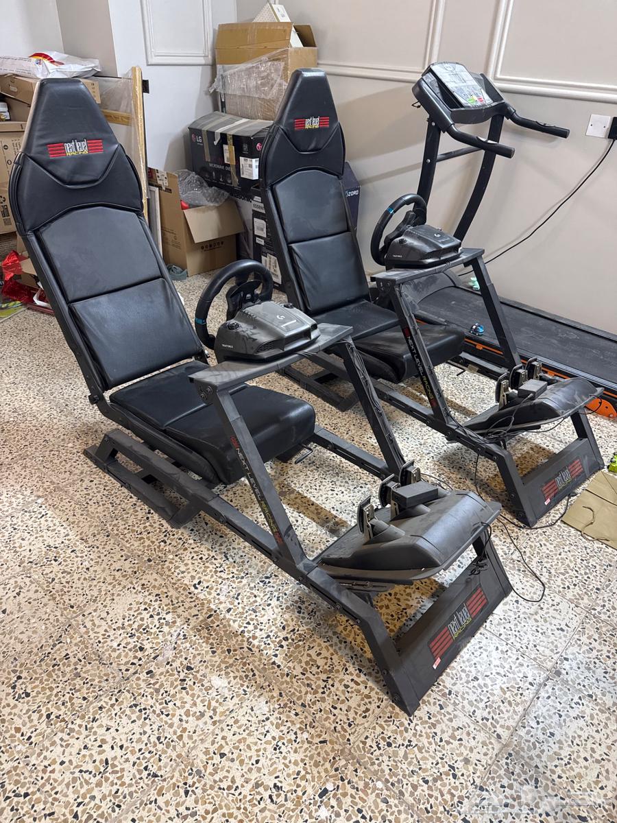 Next level racing simulator with logitech stearing wheel63654954696321112