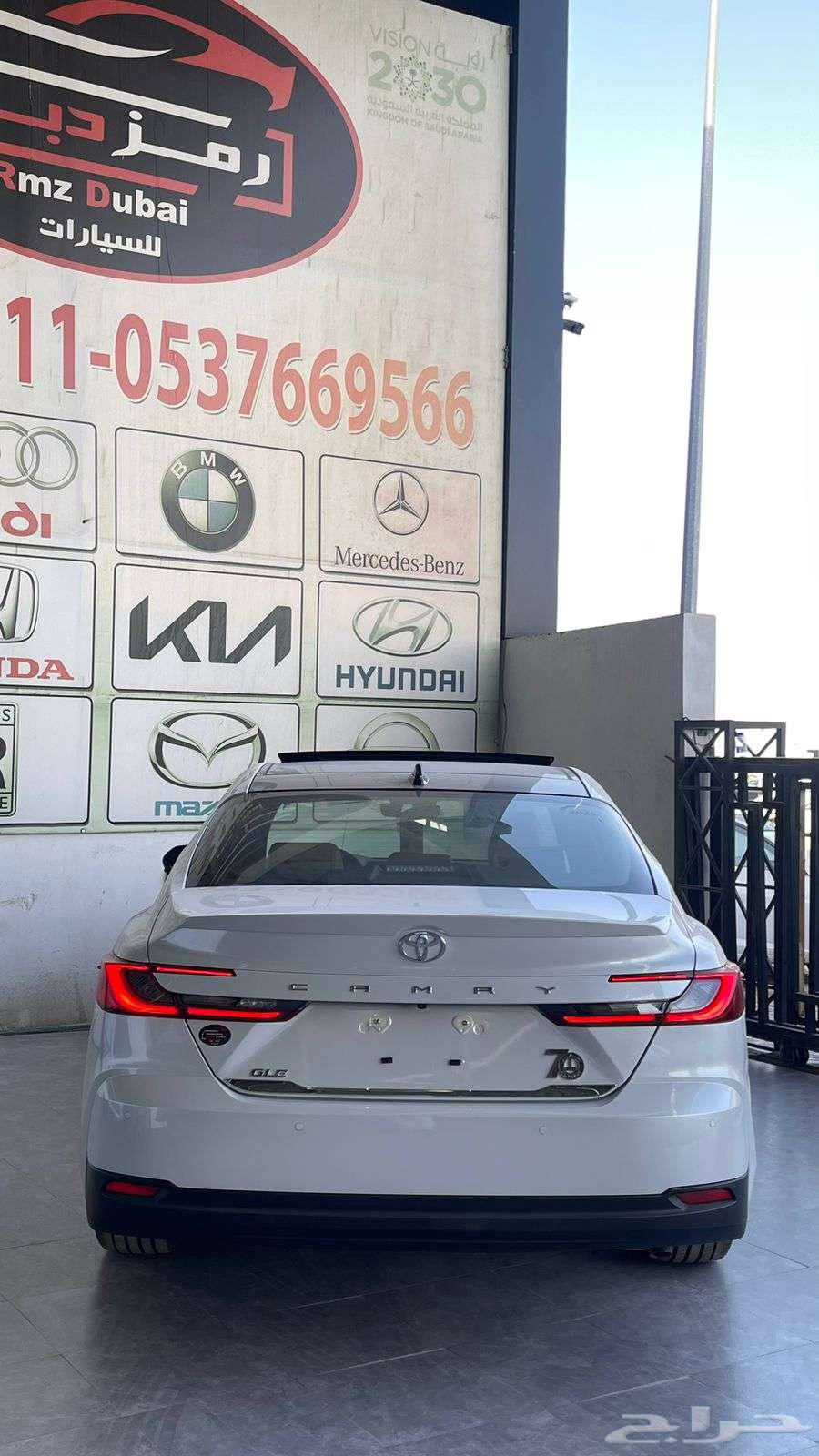 كامري جراندي بنزين 2025 متوفر جميع الالون . بأقل سعرفي السوق63655172609793114