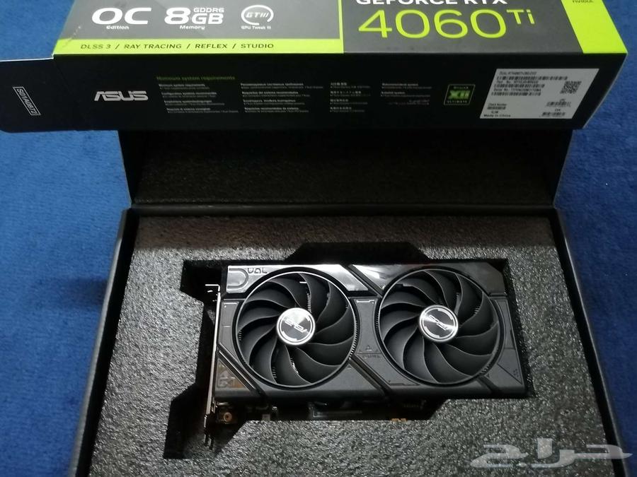 ASUS RTX 4060 Ti Dual 8GB OC Graphics Card63654956860035114