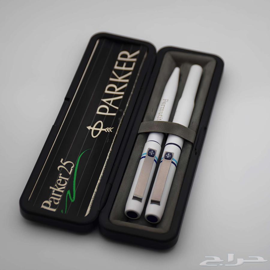 طقم أقلام باركر 25   اللون الأبيض النادر63655093735297111