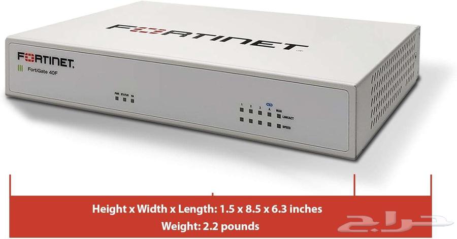 FORTINET FortiGate-40F Firewall Device63655212074499110