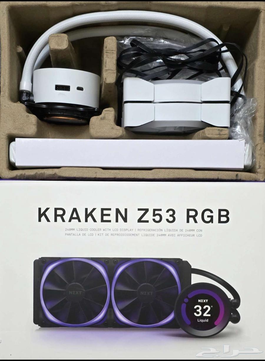 مبرد مائي NZXT KRAKEN Z53RGB63655613464706111