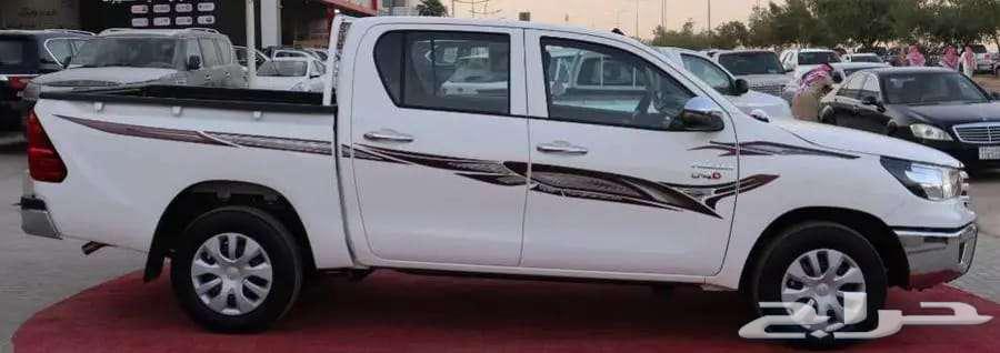 هايلكس غمارتين بدون دبل أبيض ديزل 2025 اقل سعر كاش واقساط63679810115459111