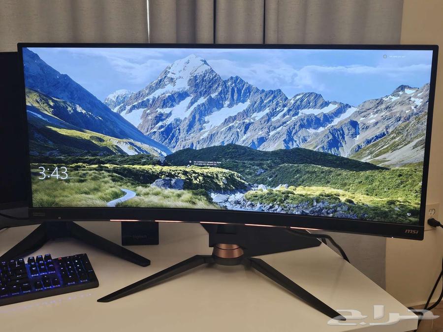 شاشة كمبيوتر للبيع MSI 341CQR - 3440x1440 - 144hz - VA - HDR63655519608705110
