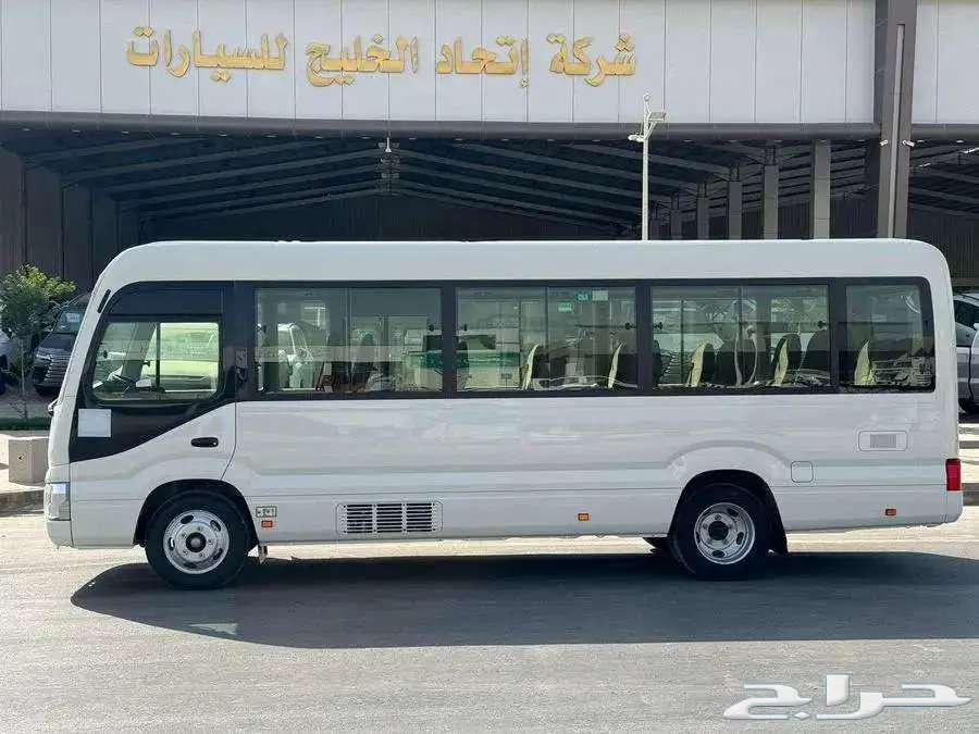 تويوتا كوستر 2025 23 راكب ديزل 4 سلندر خليجي كاش وأقساط وبنك63702672590723113