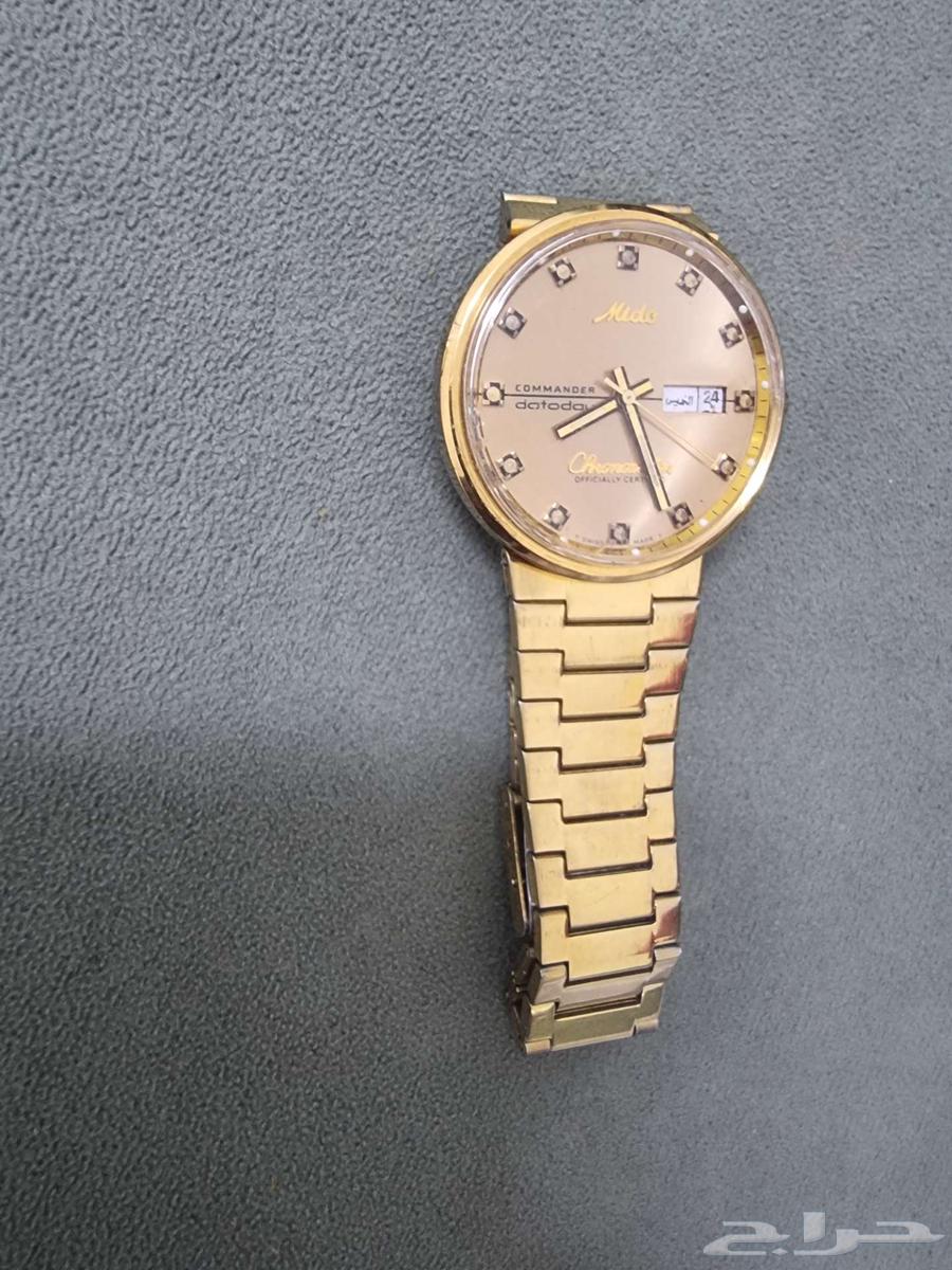 MIDO Commander Swiss Vintage Gold Watch63667686496769111