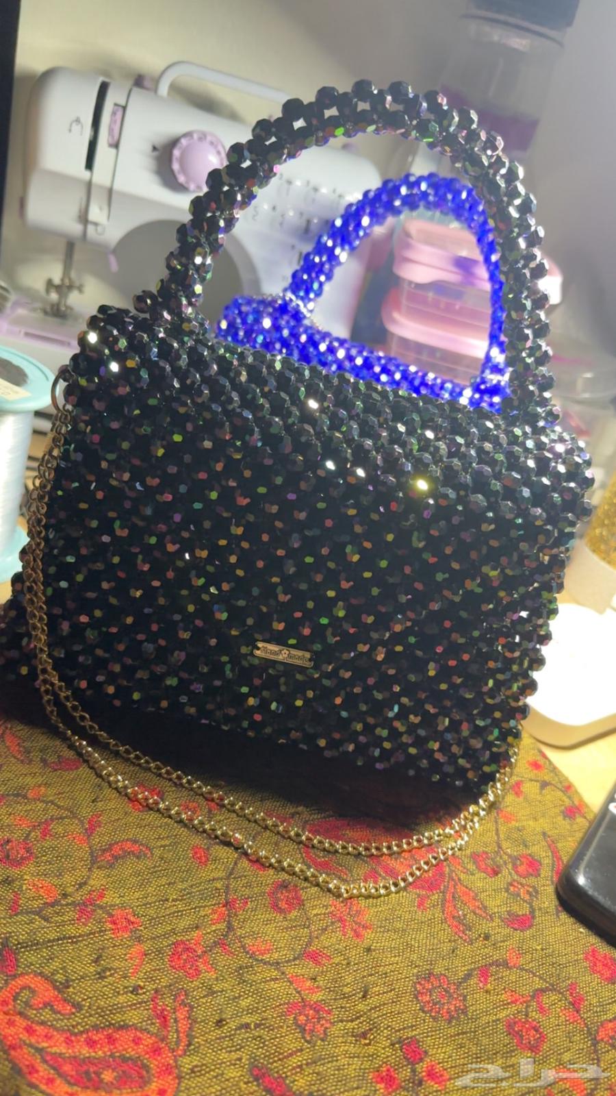 Handmade Crystal Bead Bag (My Work)63667550317187111