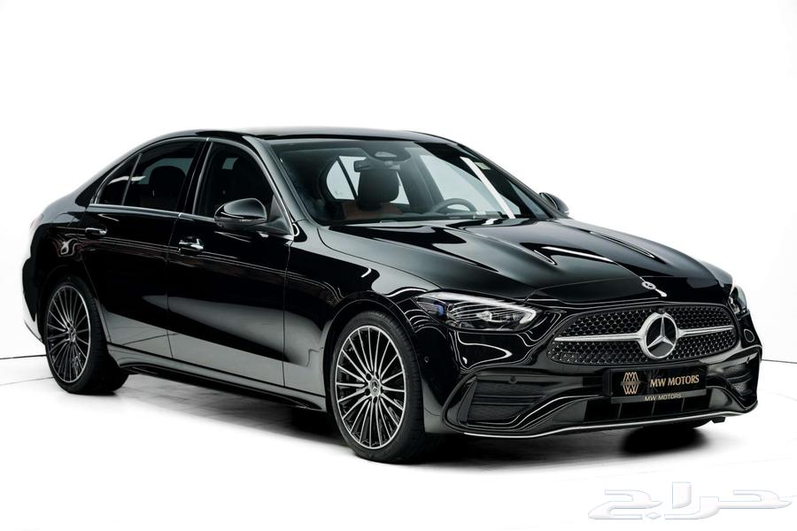 مرسيدس C 200 موديل 2025 بريميوم بلس أصفار خليجي أسود جملي63710934002179110