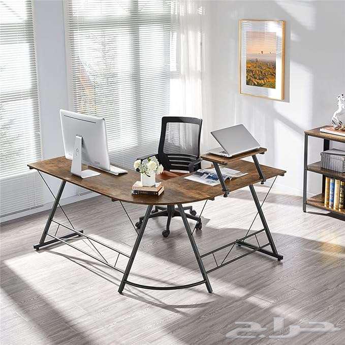 مكتب ألعاب Sky-Touch L Shaped Gaming Desk63668453771906110