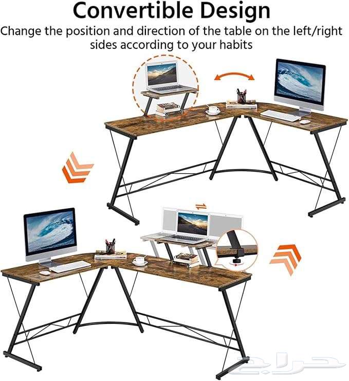 مكتب ألعاب Sky-Touch L Shaped Gaming Desk63668453771906112