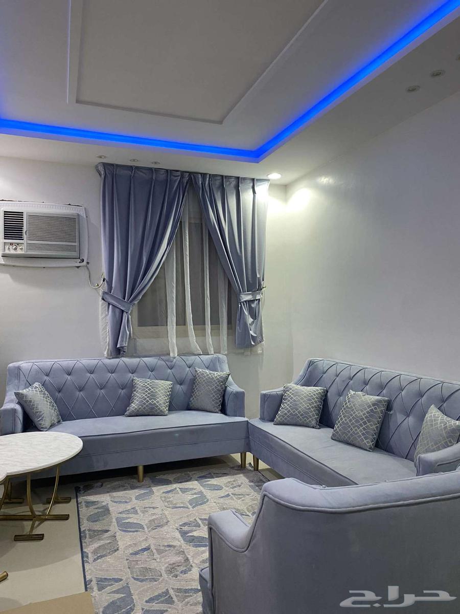Sofa living room set with curtains and tables from Towaiq63675334416642110