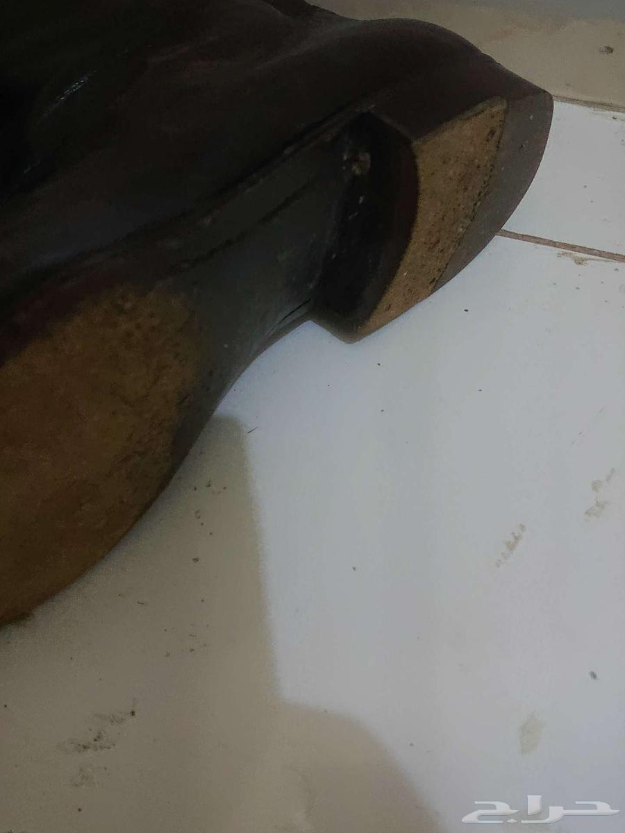 حذاء رجالي نص بوت ايطالي اصلي مستعمل نضيف جداا مقاس 4163670438637441112