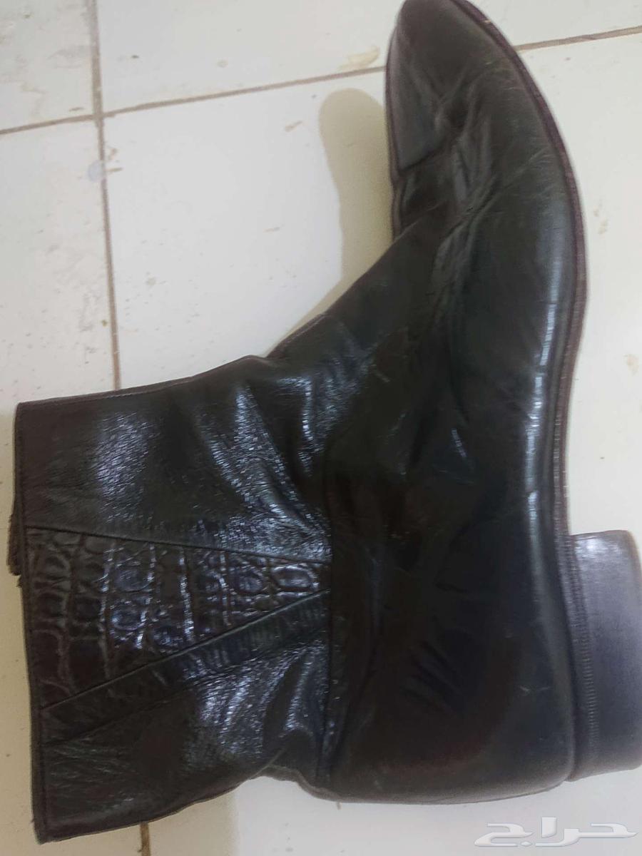 حذاء رجالي نص بوت ايطالي اصلي مستعمل نضيف جداا مقاس 4163670438637441113
