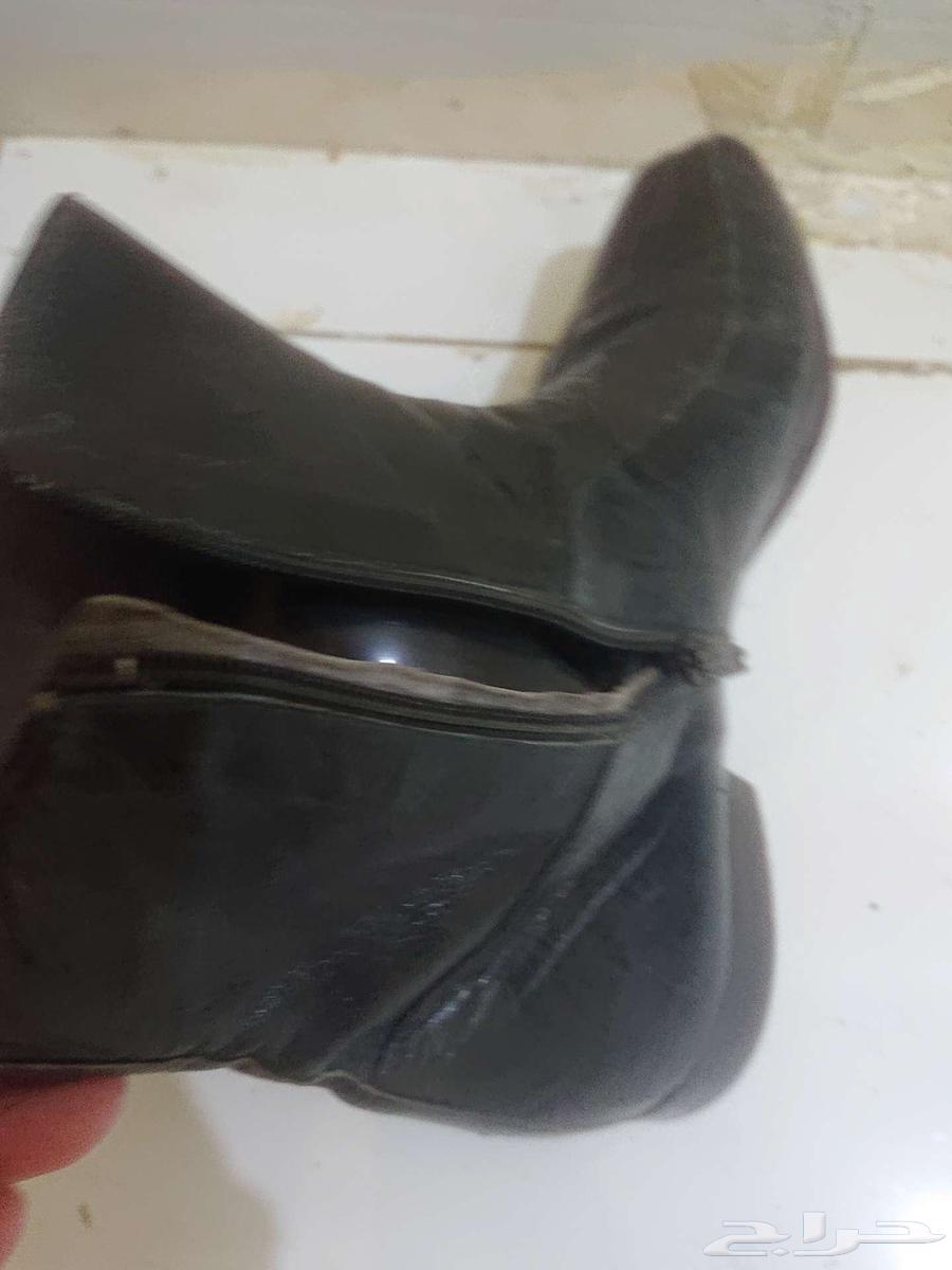 حذاء رجالي نص بوت ايطالي اصلي مستعمل نضيف جداا مقاس 4163670438637441111