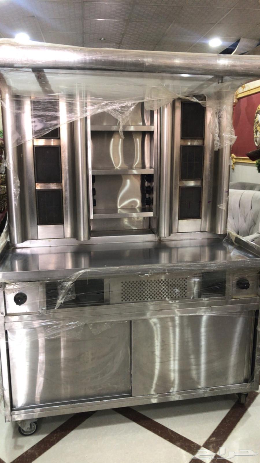 Large double skewer shawarma grill restaurant equipment63676648826627110