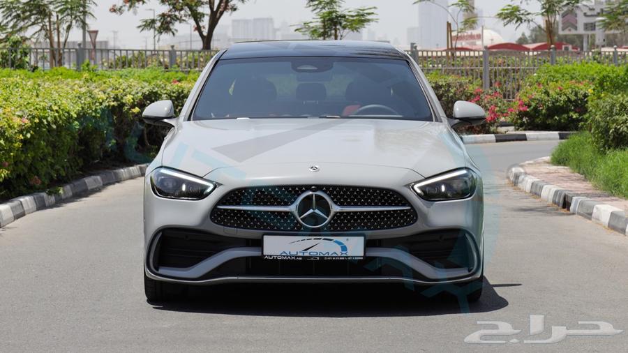 مرسيدس بنز سي 200 AMG بريميوم بلس خليجي اصفار ضمان الوكيل63719471537153113
