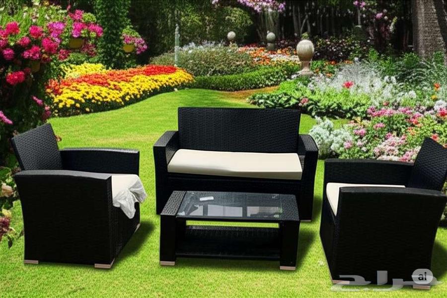 4-Person Artificial Rattan Sofa Set63668732076163110