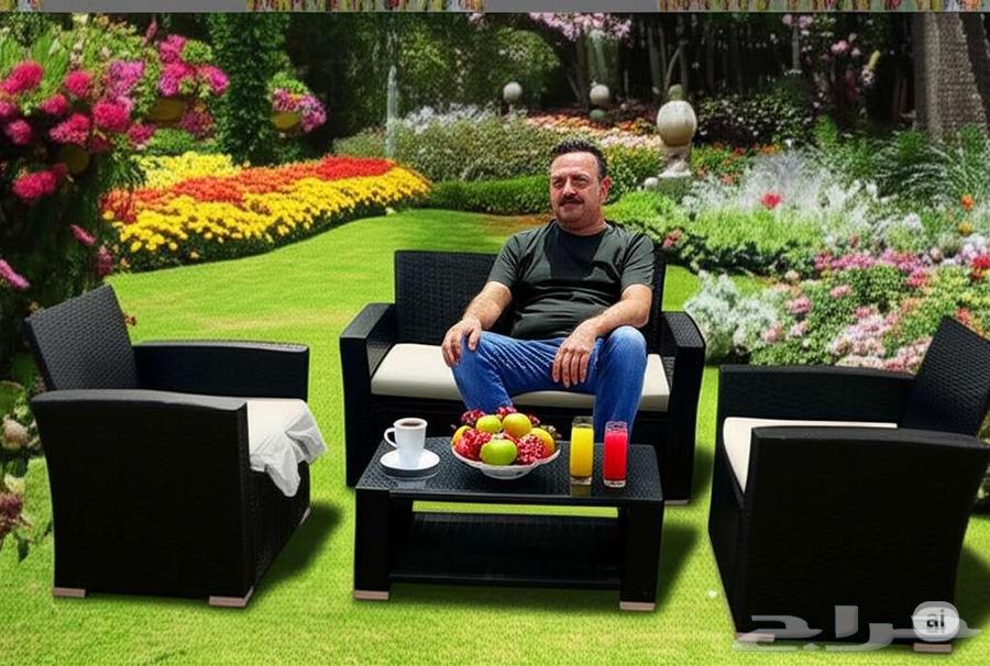 4-Person Artificial Rattan Sofa Set63668732076163113