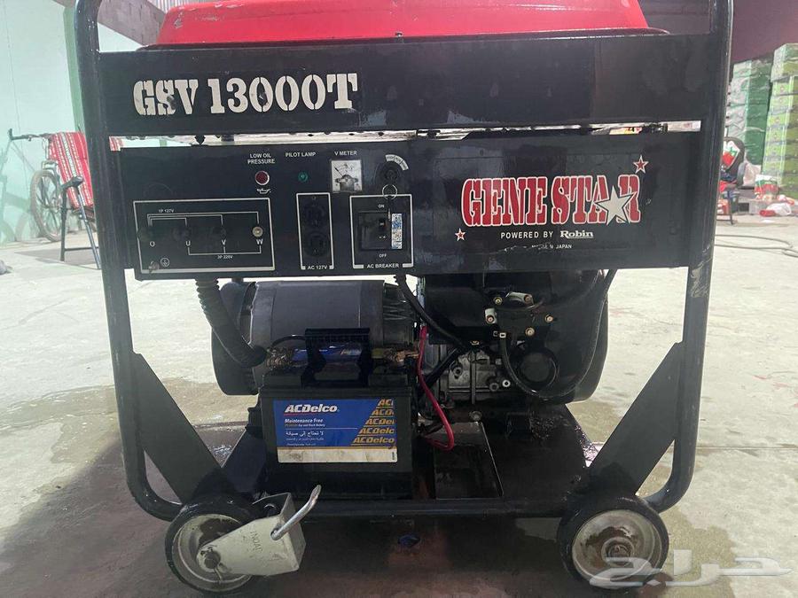 مولد كهربائي روبن ياباني 13000T GSV ك بحالة ممتازة63672952790658110