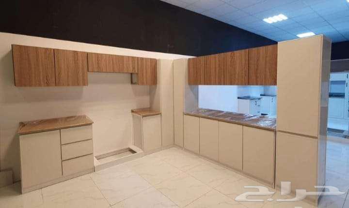Ready-made cabinet with two colors and artificial marble and two sinks63678299008129110
