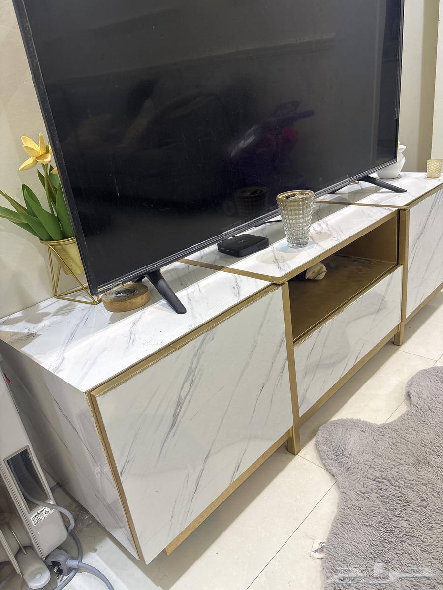 كنب ثلاث قطع مع طاولات خدمه و طاولة شاشة نظيف 9 اشخاص63672091022081111