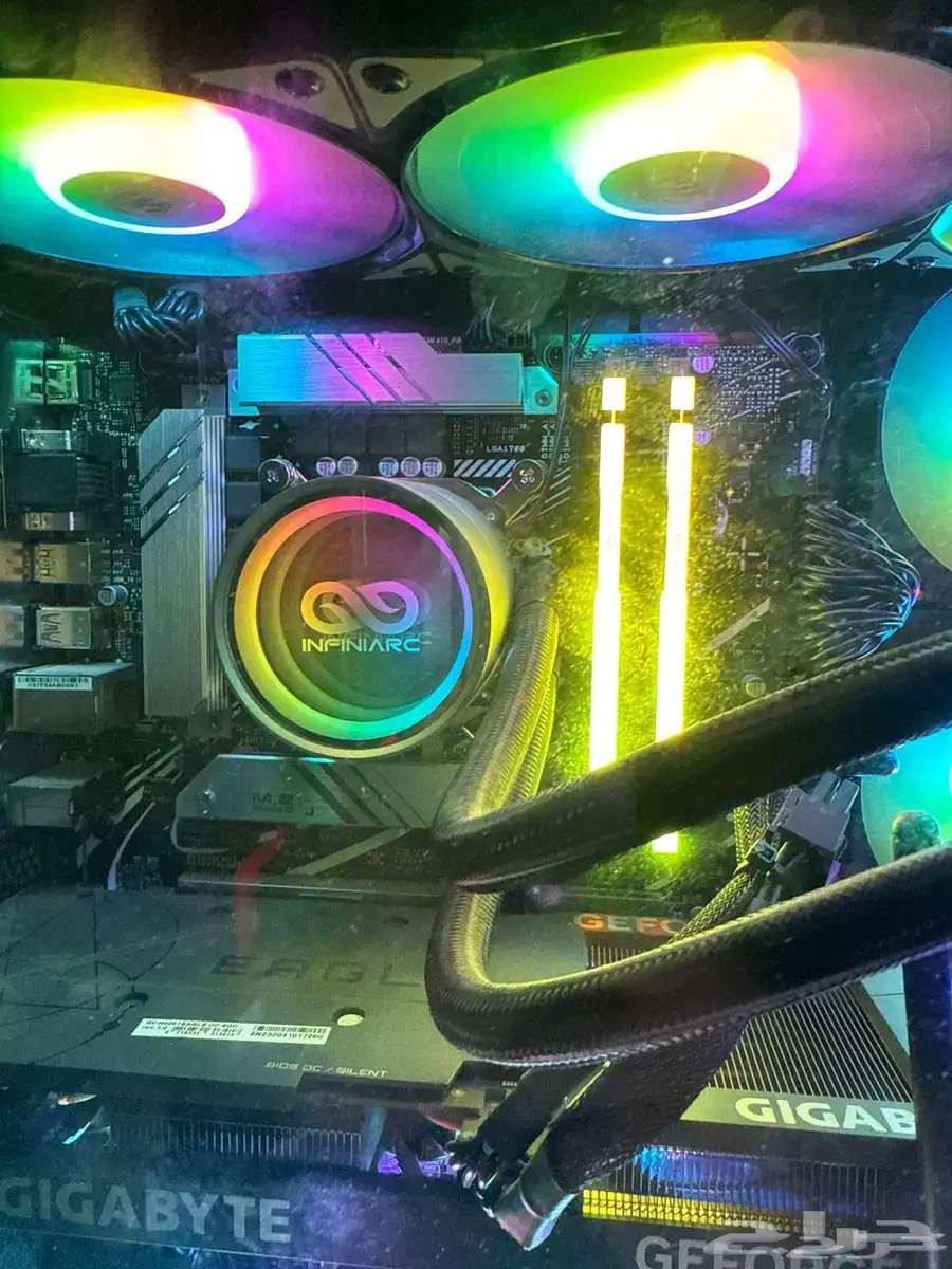 تجميعة i5-12400F   RTX 4060 Ti و RAM DDR5 32GB و SSD 2TB63680906774787113