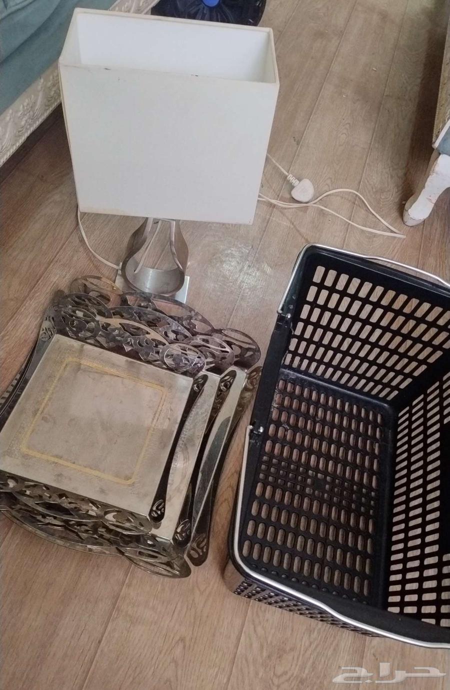 Sword tray set and IKEA lamp and shopping basket63680729820674110
