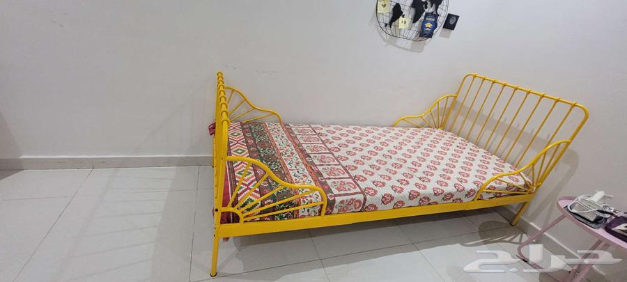 سرير حديد أطفال من ايكيا مع ماترس63677078553987112