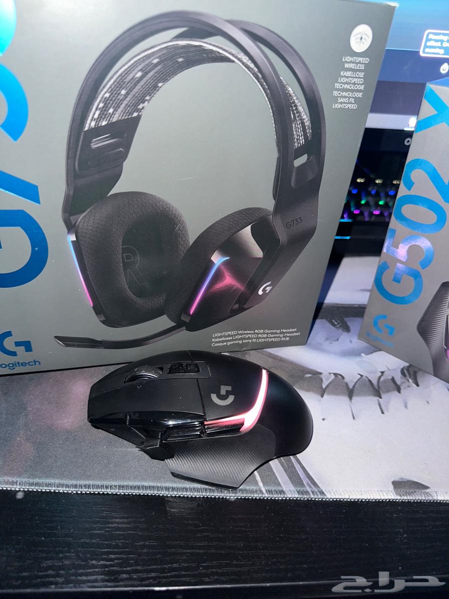 ماوس وسماعه قيمنق لوجيتك G502X-G73363699420239235112