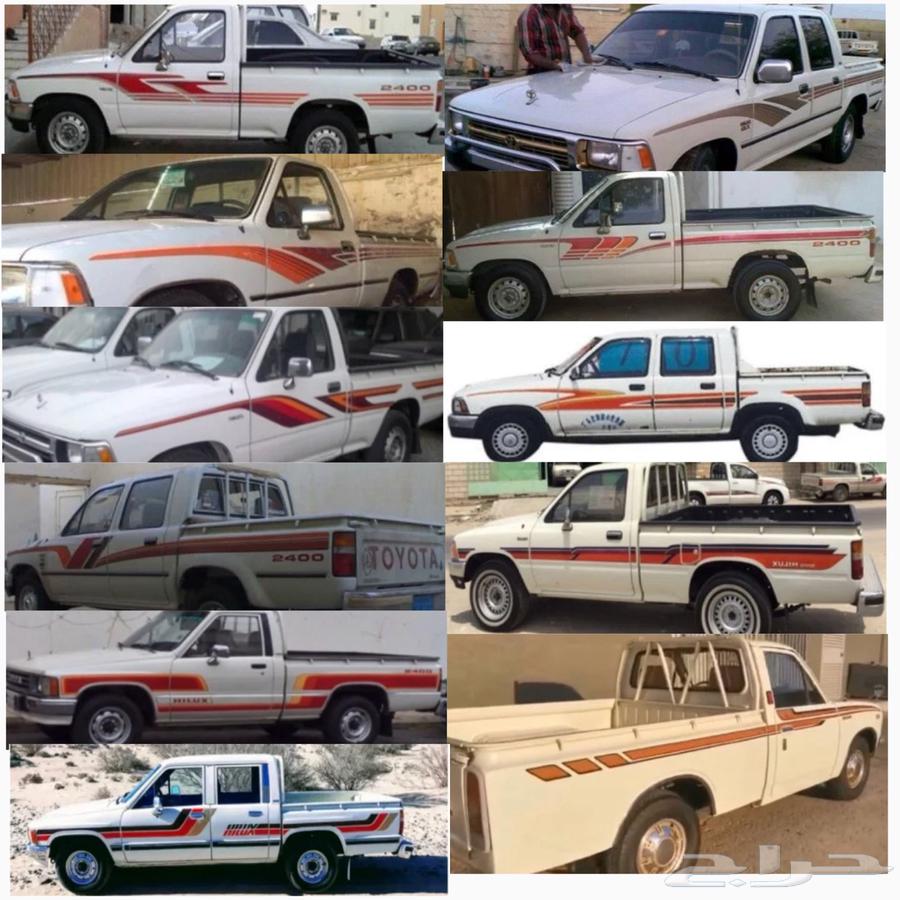 خط خطوط شطرطون هايلكس 1978-1997 اصلي 3M صيني63751730910081110