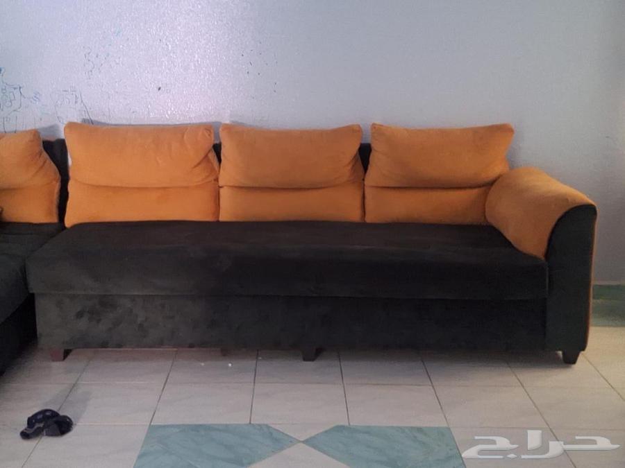 Sofa set for sale due to travel, including matching cushion, 350 for quick sale63703767606401110