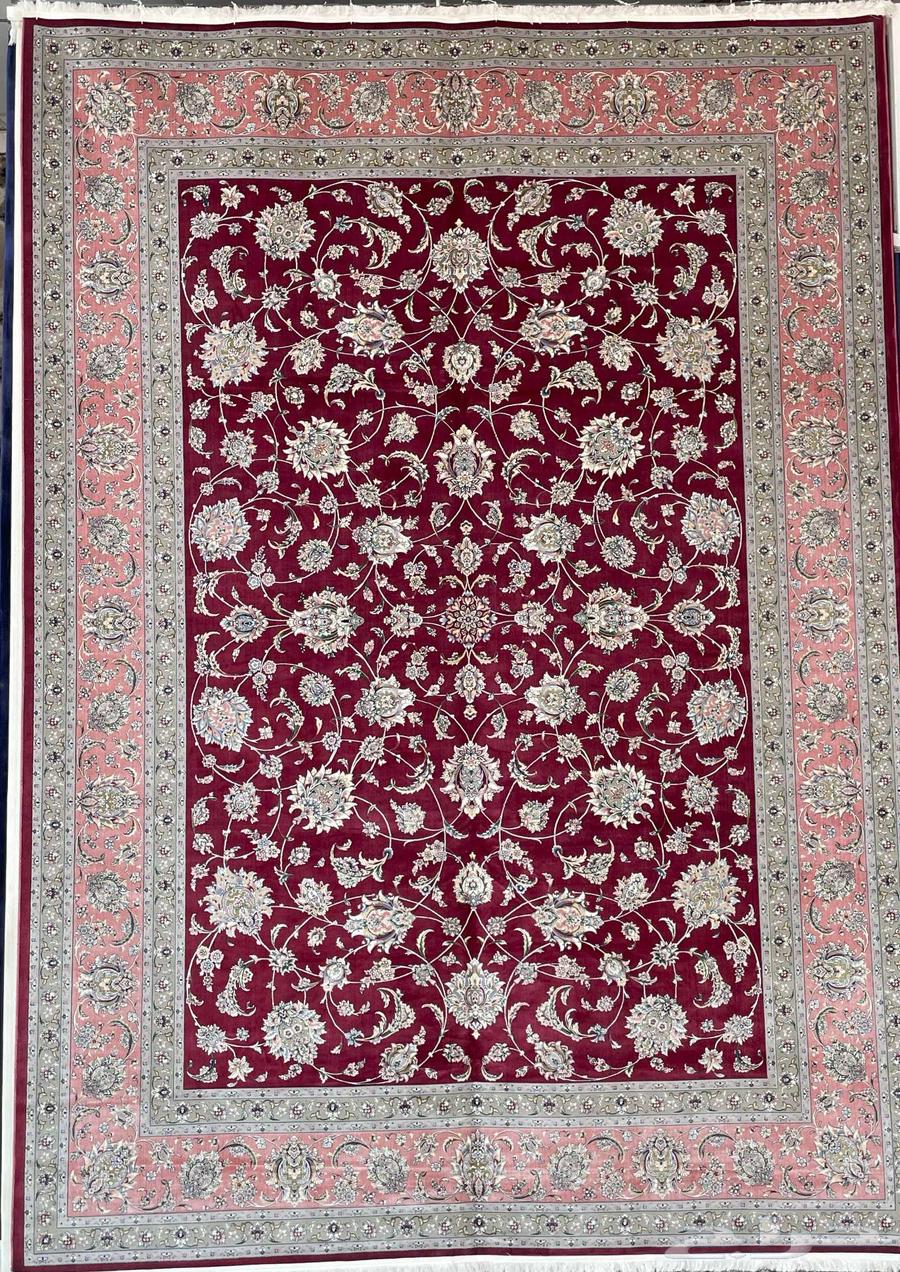 Authentic Iranian Carpet with Elegant Patterns, Size 3 by 463713384049923112