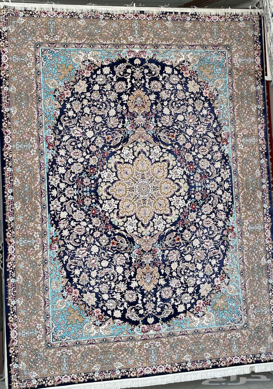 Authentic Iranian Carpet with Elegant Patterns, Size 3 by 463713384049923110