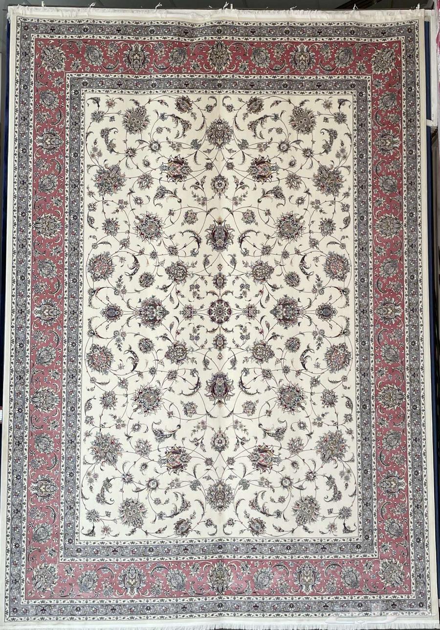 Authentic Iranian Carpet with Elegant Patterns, Size 3 by 463713384049923114