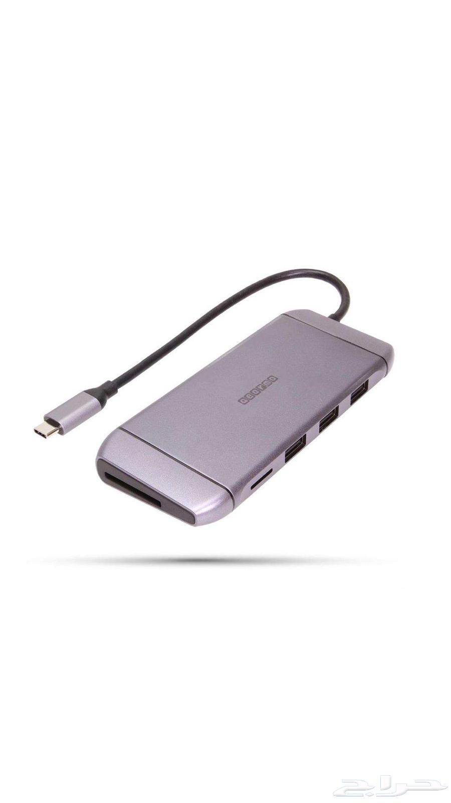 محول USB-C متعدد 9 منافذ يدعم 4K وشحن 100 واط63710040949505113