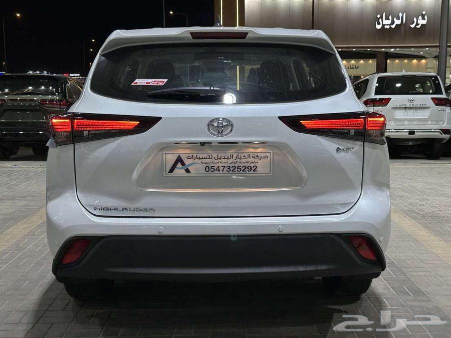 تويوتا هايلاندر LE استاندر بدون دبل 202563792301340162113