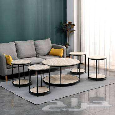Elegant and Practical Gray Double-Layer Serving and Hospitality Table Set (( New ))63724025191937112