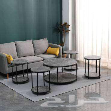 Elegant and Practical Gray Double-Layer Serving and Hospitality Table Set (( New ))63724025191937111