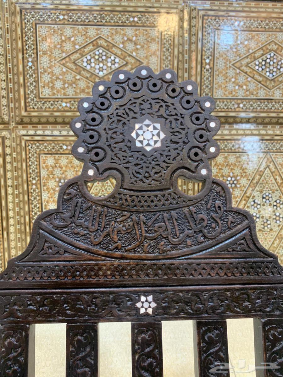طقم دمشقي مطعم بالصدف وطقم طاولات مغربي نحاس انتيك يدوي63722885961089112