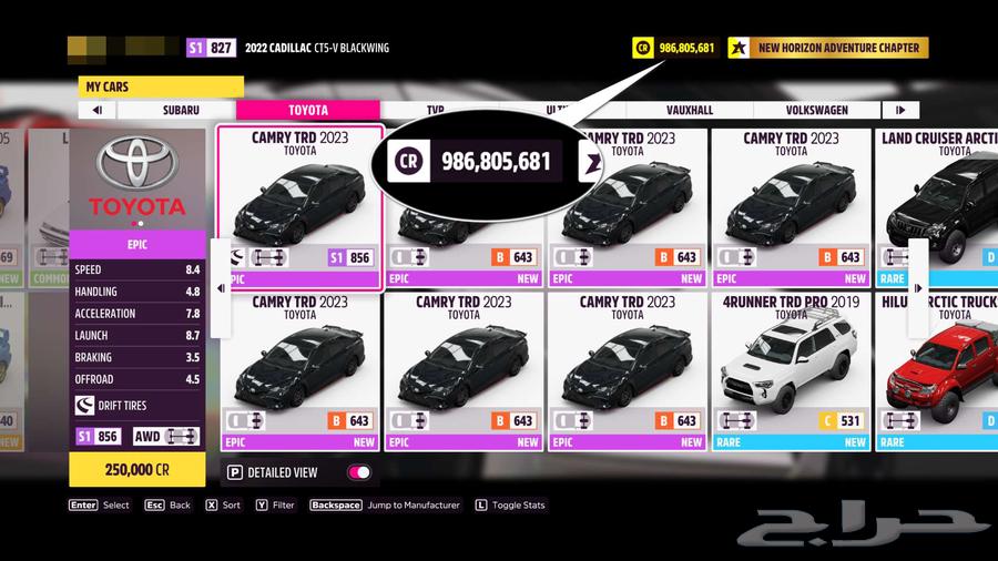 Modified Forza 5 Accounts63726644161025110
